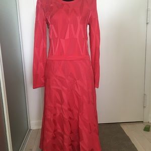 Missoni coral color dress, size 10